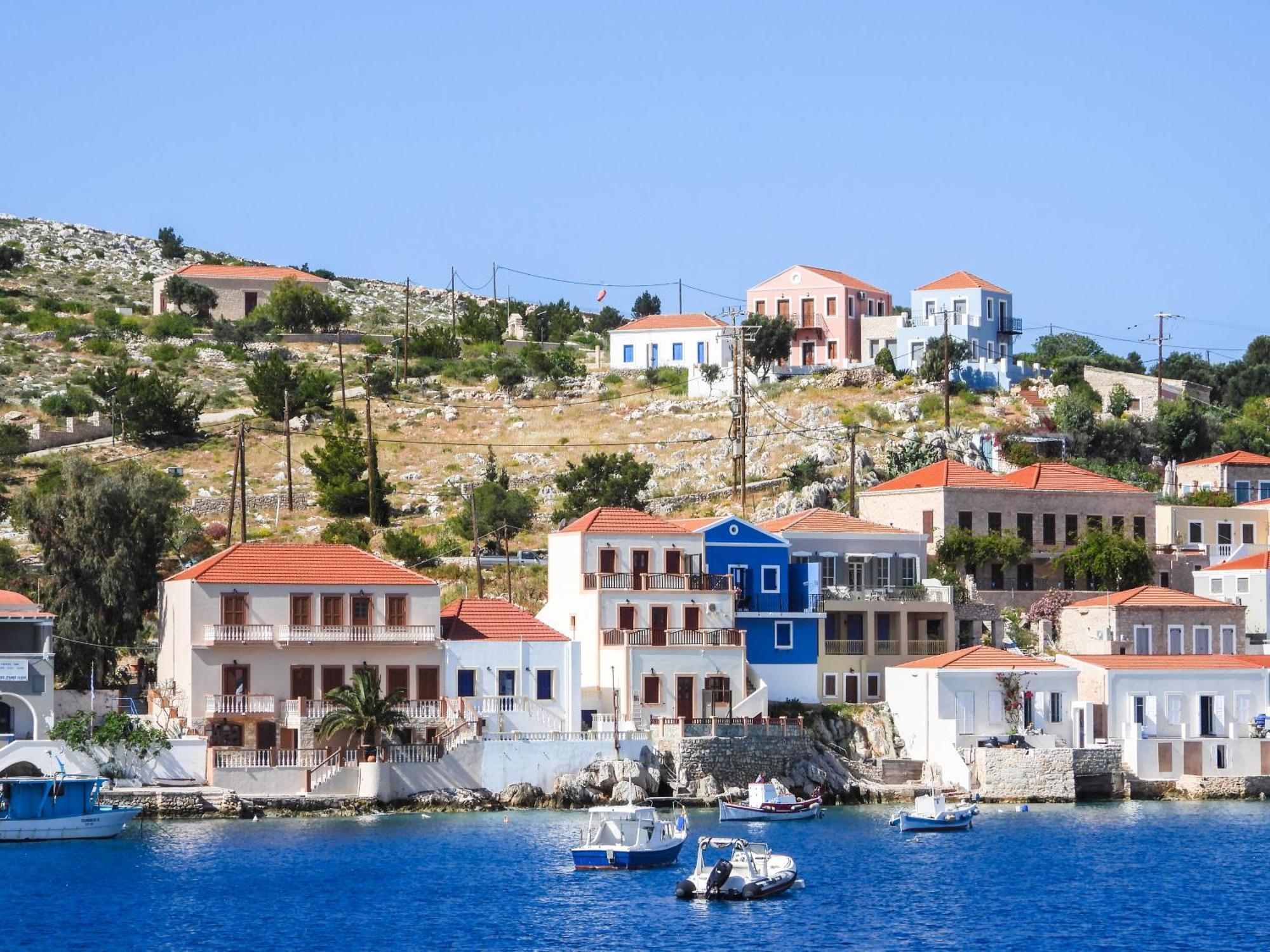 Porphyra Studio Chalki Town Kamer foto