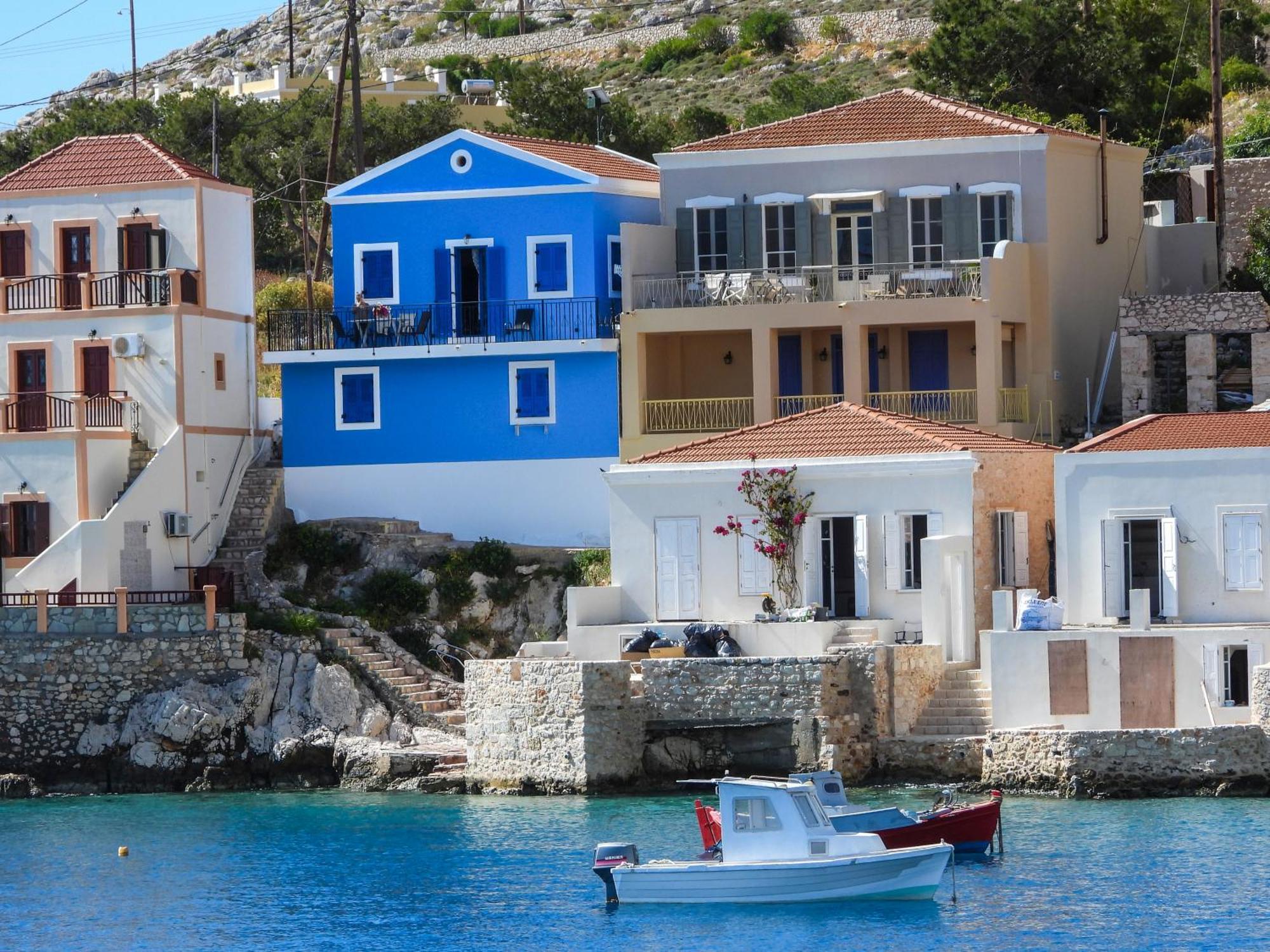 Porphyra Studio Chalki Town Kamer foto