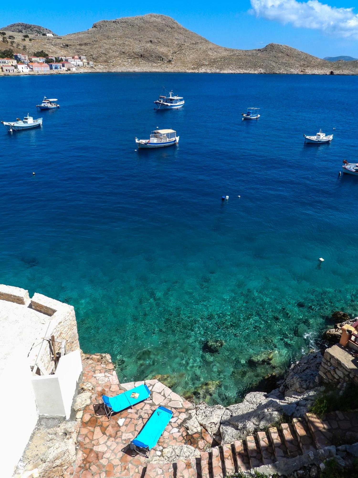 Porphyra Studio Chalki Town Kamer foto
